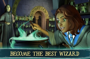 Скриншот из заставки к игре Harry Potter: Hogwarts Mystery