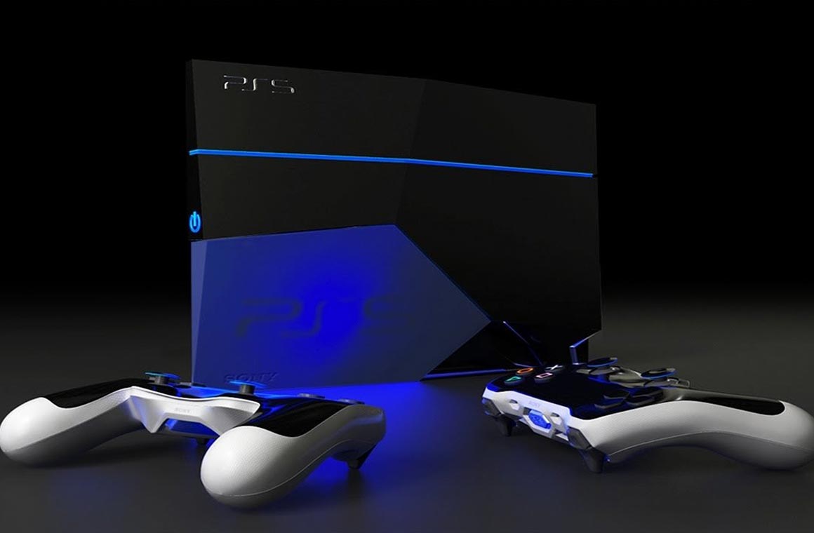 Возможный дизайн консоли PlayStation 5
