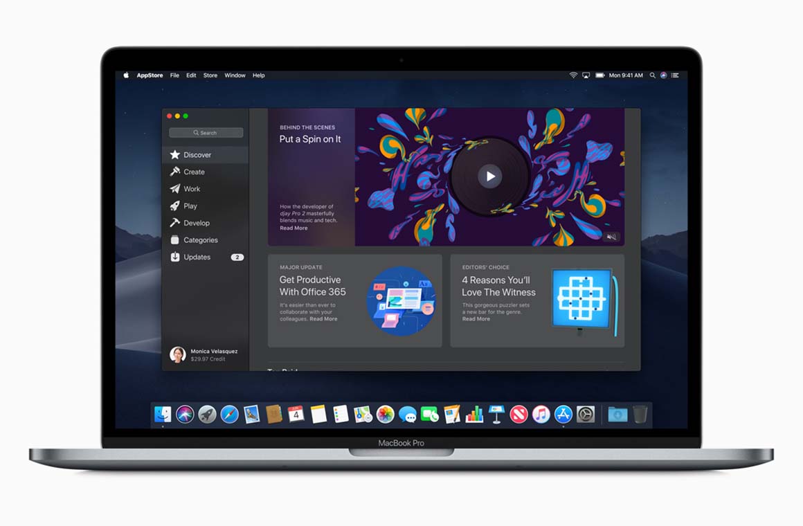 macOS new App Store