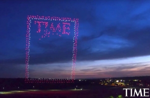 Time обложка из дронов