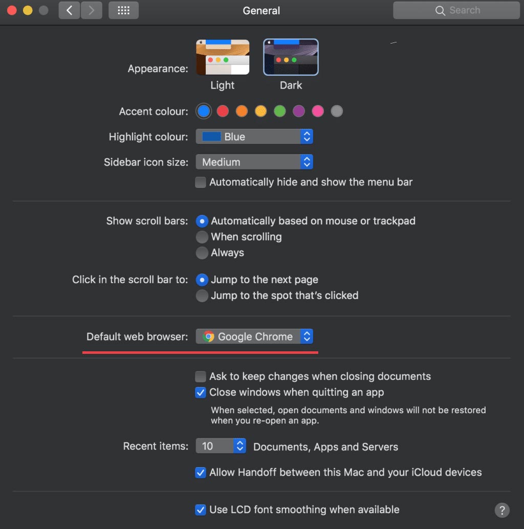 macOS alternative browser
