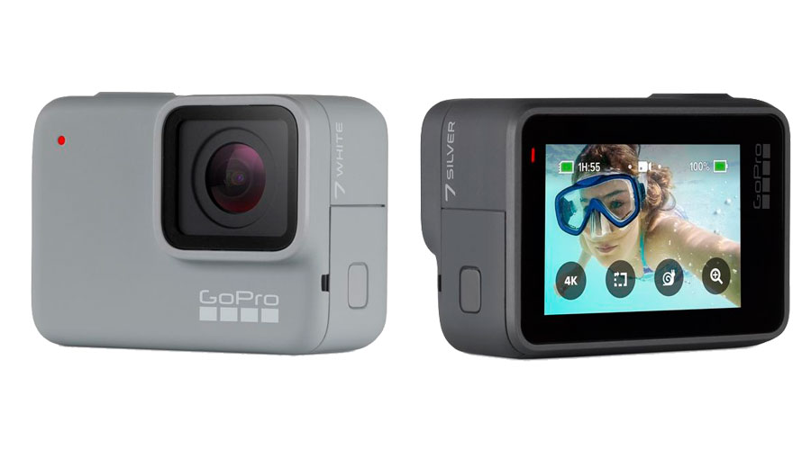Экшн-камеры GoPro Hero 7 White и Silver