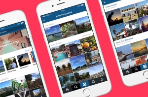 Instagram постер