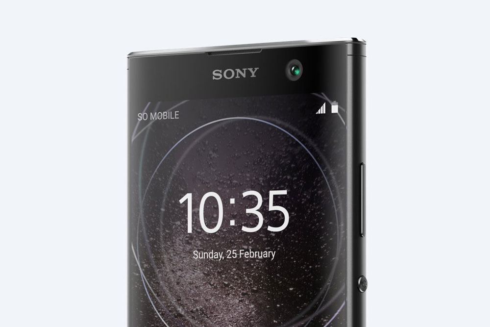 Sony Xperia XA2 в черном цвете