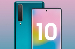 Samsung Galaxy Note 10 рендер