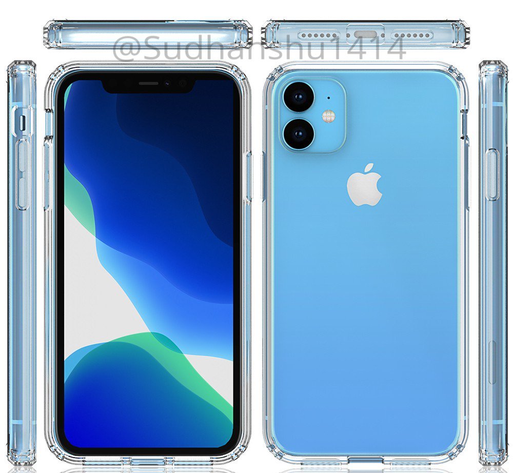 iPhone XR 2019 в голубом цвете