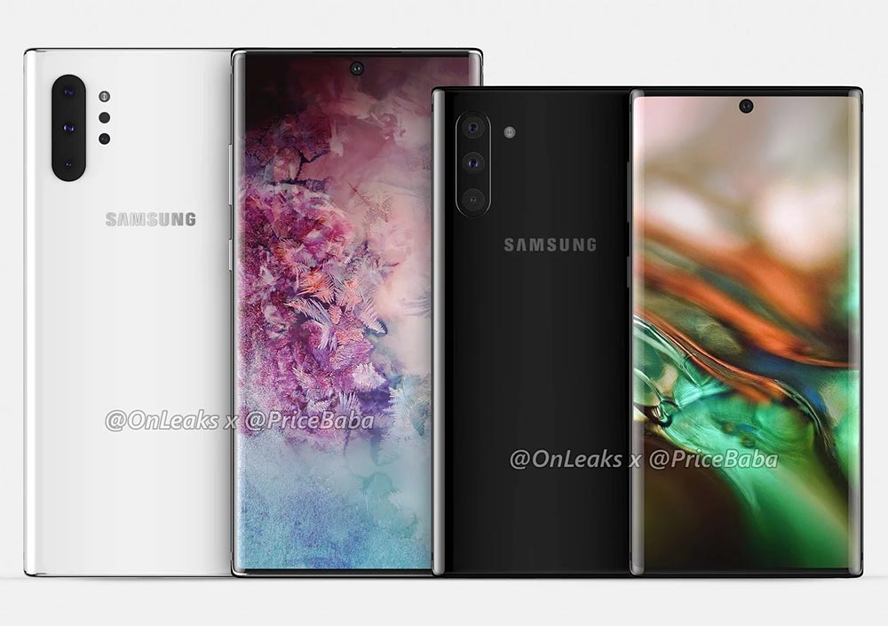 Рендеры Samsung Galaxy Note 10