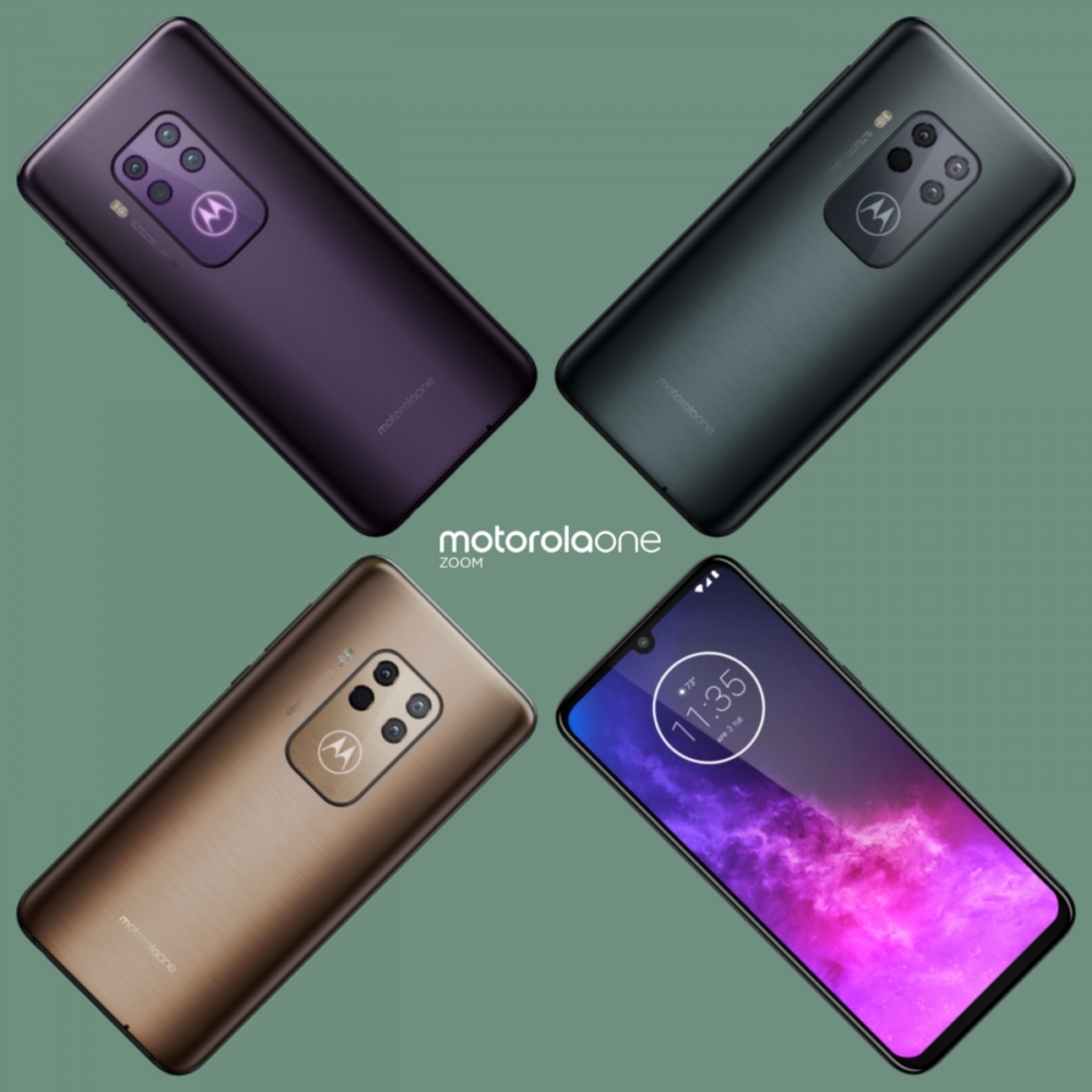 Motorola One Zoom цвета