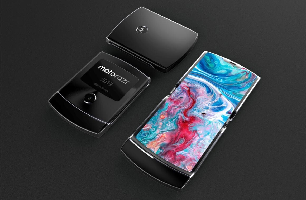Рендер Motorola RAZR 2019