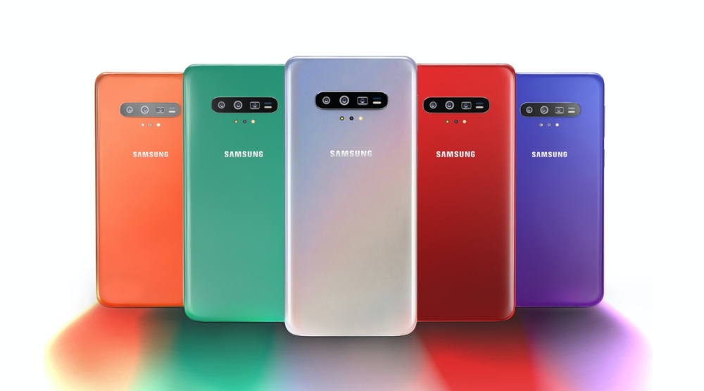 Samsung Galaxy S11 сзади