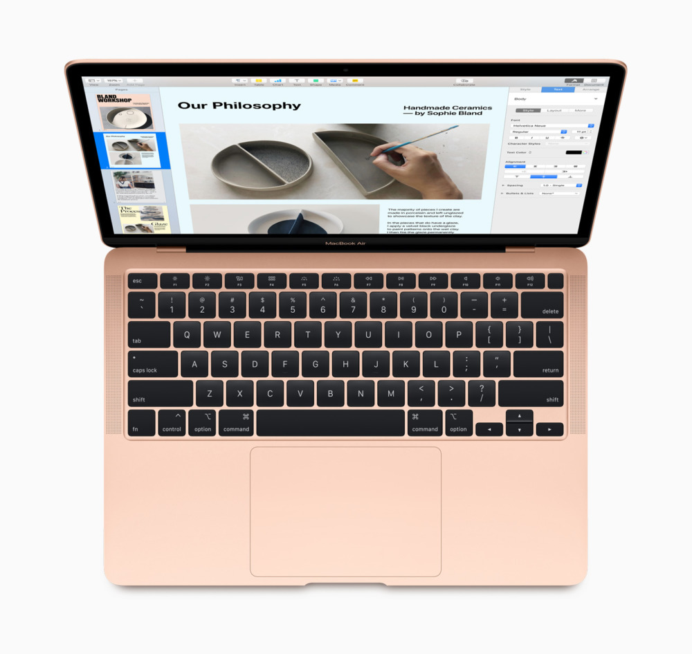 macbook air 2020 клавиатура
