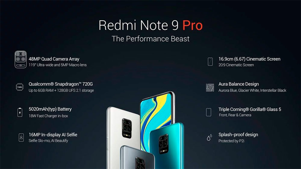 Redmi Note 9 Pro Specs