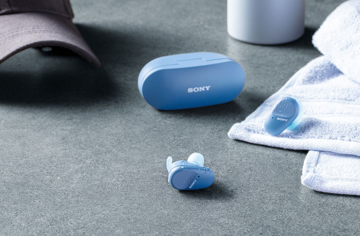 Sony WF-SP800N синий