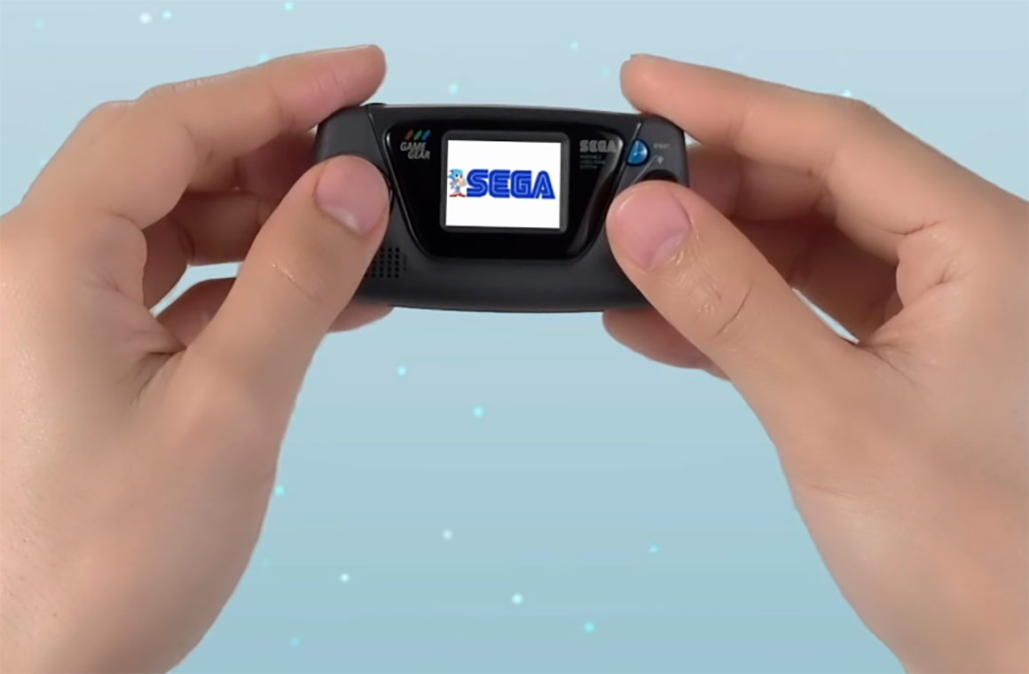 Ретро-косноль Sega Game Gear Micro