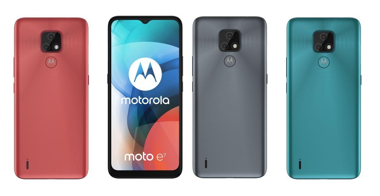Moto E7 цвета